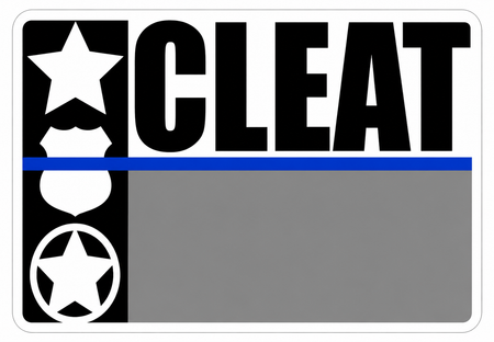 CLEAT Police Department Custom Window or Helmet Decal economy bulk decal