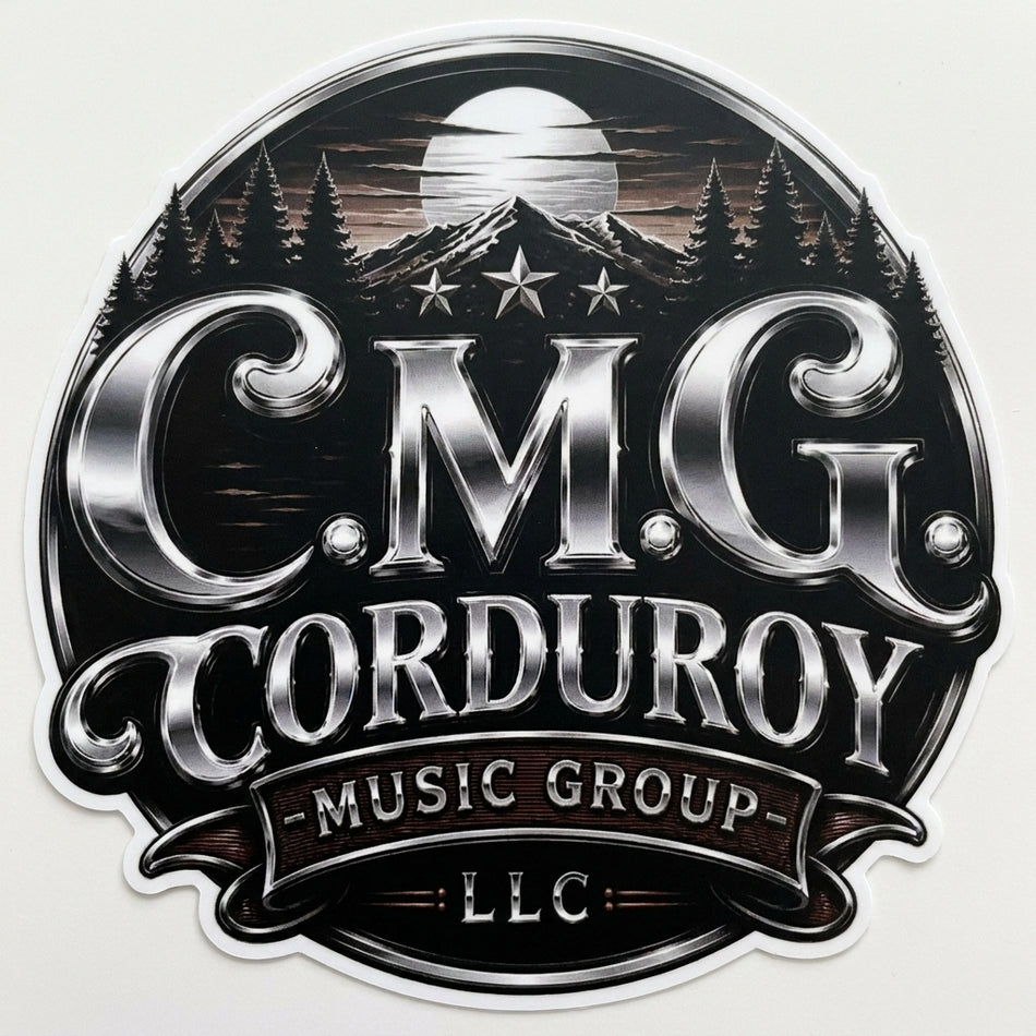 CMG Corduroy Logo Window/Helmet Decal or MAGNET
