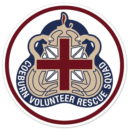 Coeburn Volunteer Rescue Customer Decal or Magnet economy non-reflective decal
