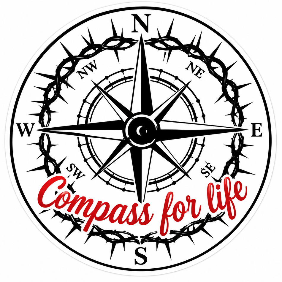 Compass o Life Customer Decal – Economy Bulk Decals sqd.1