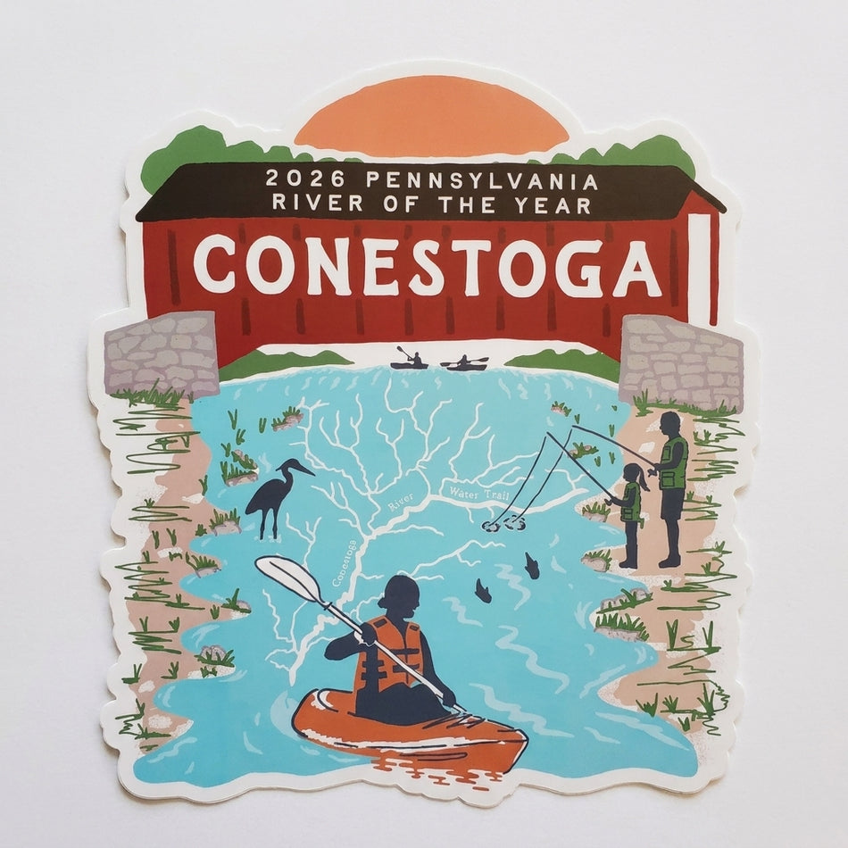 Conestoga Kayak Picture Window/Helmet Decal or MAGNET