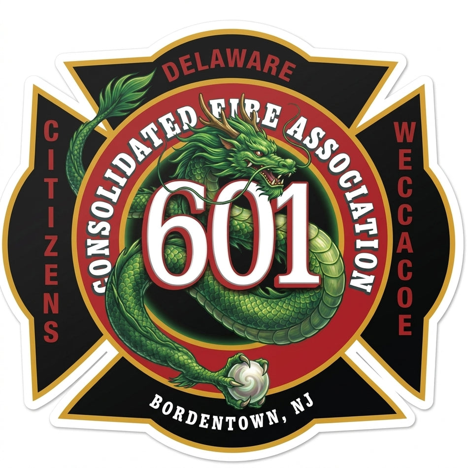 Consolidate Fire Assoc. Customer Decal or Magnet (sqd.1)