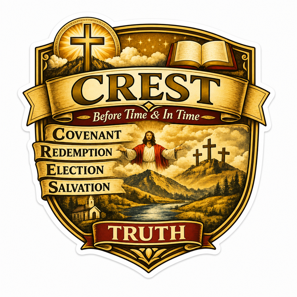 Crest Truth Jesus Window/Helmet Decal or MAGNET (sqd.1)