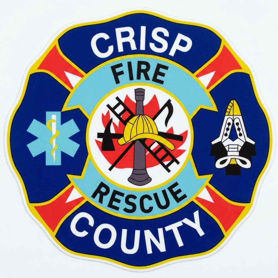 Crisp County Fire Rescue Window/Helmet Decal or MAGNET