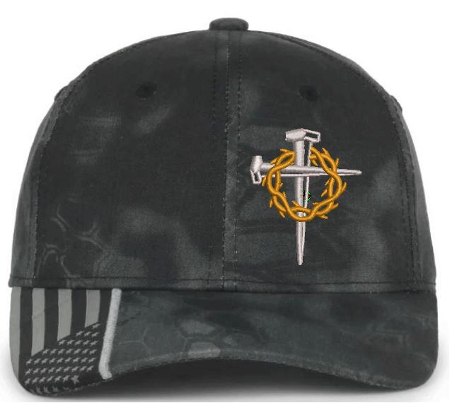 Jesus Crown of Thorns Embroidered Christian Hat for Men and Women