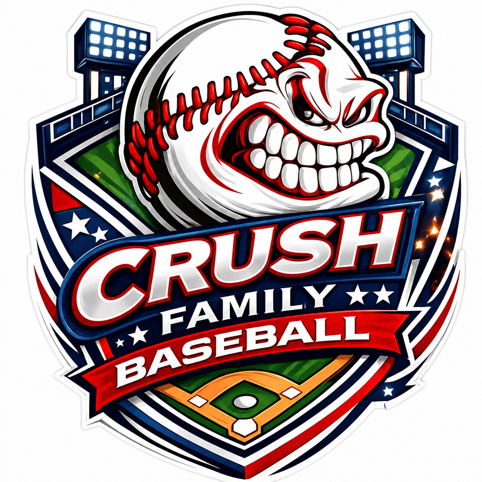 Crush Family Baseball Customer Decal – Economy Bulk Decals sqd.1