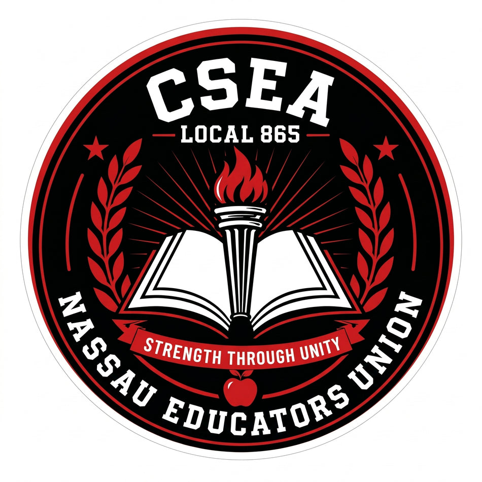 CSEA Local 865 Window/Helmet Decal or MAGNET (sqd.1)