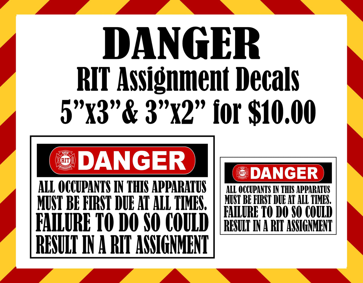 Warning Result in RIT Assignment Decals – Powercall Sirens LLC