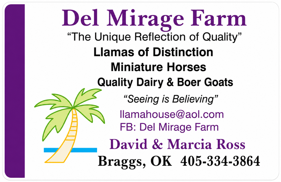 Del Mirage Farm Custom Window or Helmet Decal (rct.1)