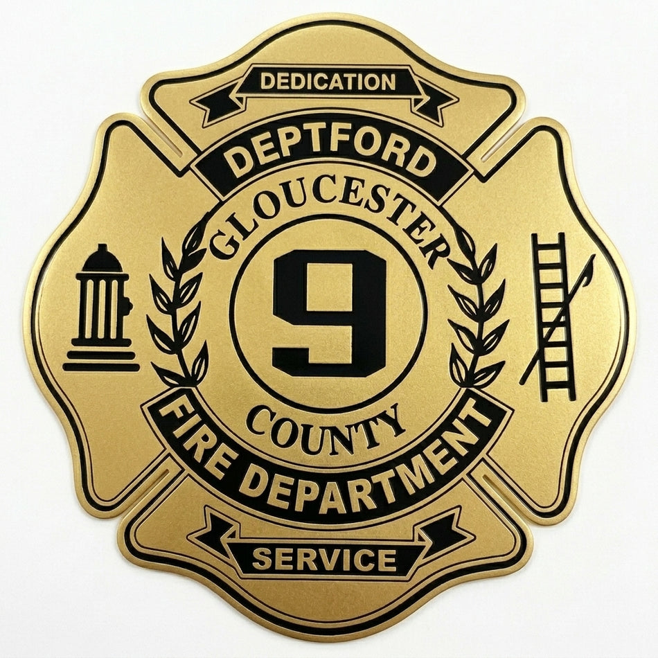 Deptford Fire Department Window/Helmet Decal or MAGNET (sqd.1)