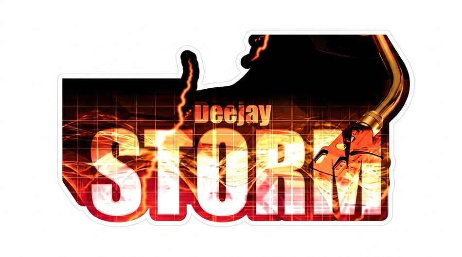 DeeJay Storm Window or Helmet Decal (rctd.1)