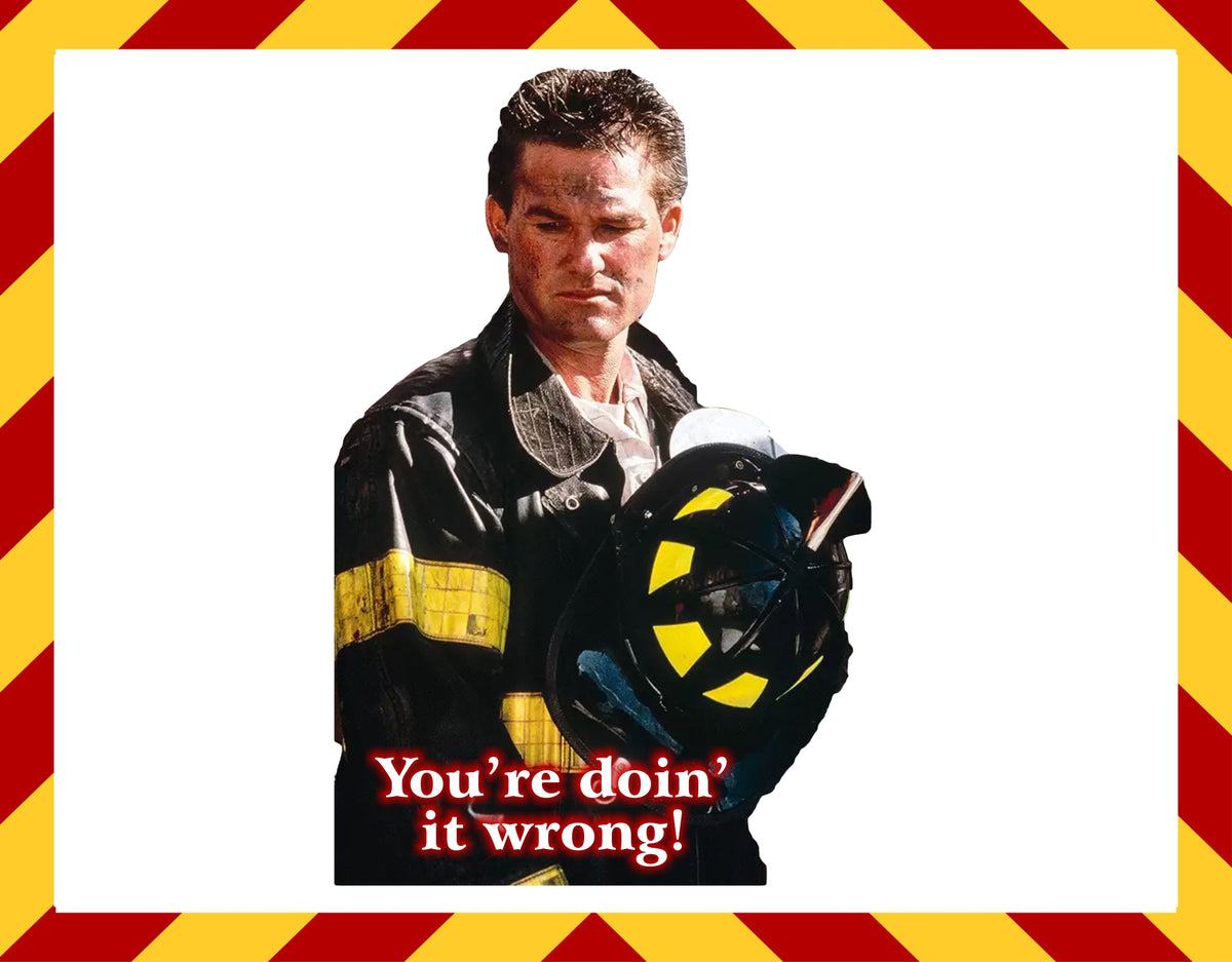 Backdraft Decals Your Doing it Wrong Backdraft Customer Decal – Powercall Sirens LLC