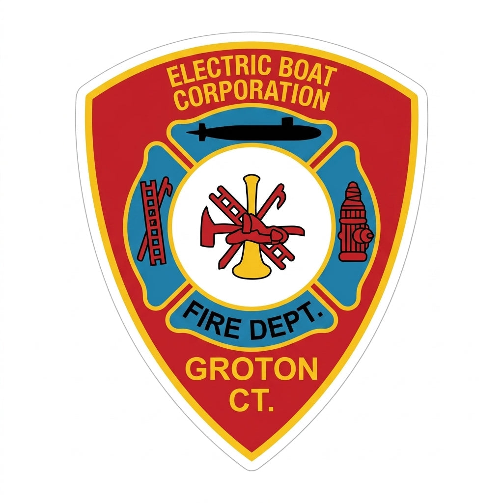Electric Boat Corporation Customer Decal or Magnet economy non-reflective decal