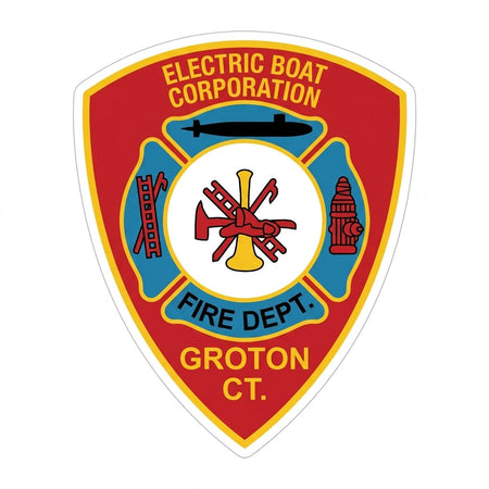 Electric Boat Corporation Customer Decal or Magnet economy non-reflective decal