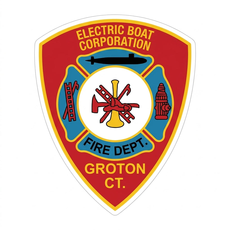Electric Boat Corporation Customer Decal or Magnet economy non-reflective decal