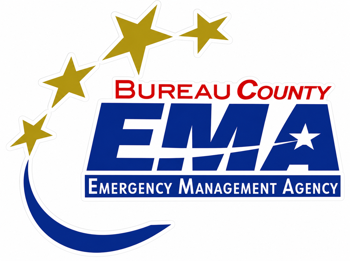 EMS Bureau County Window or Helmet Decal economy bulk decal