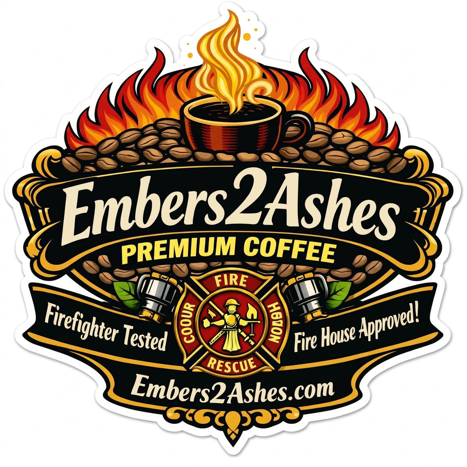 Embers 2 Ashes V2 Window or Helmet Decal (rctd.1)