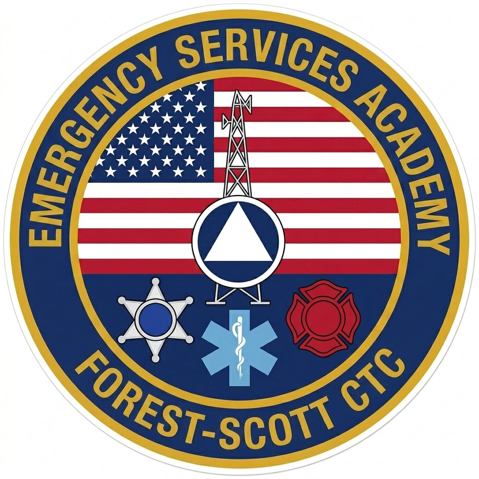 Emergency Service Academy Window/Helmet Decal or MAGNET (sqd.1)