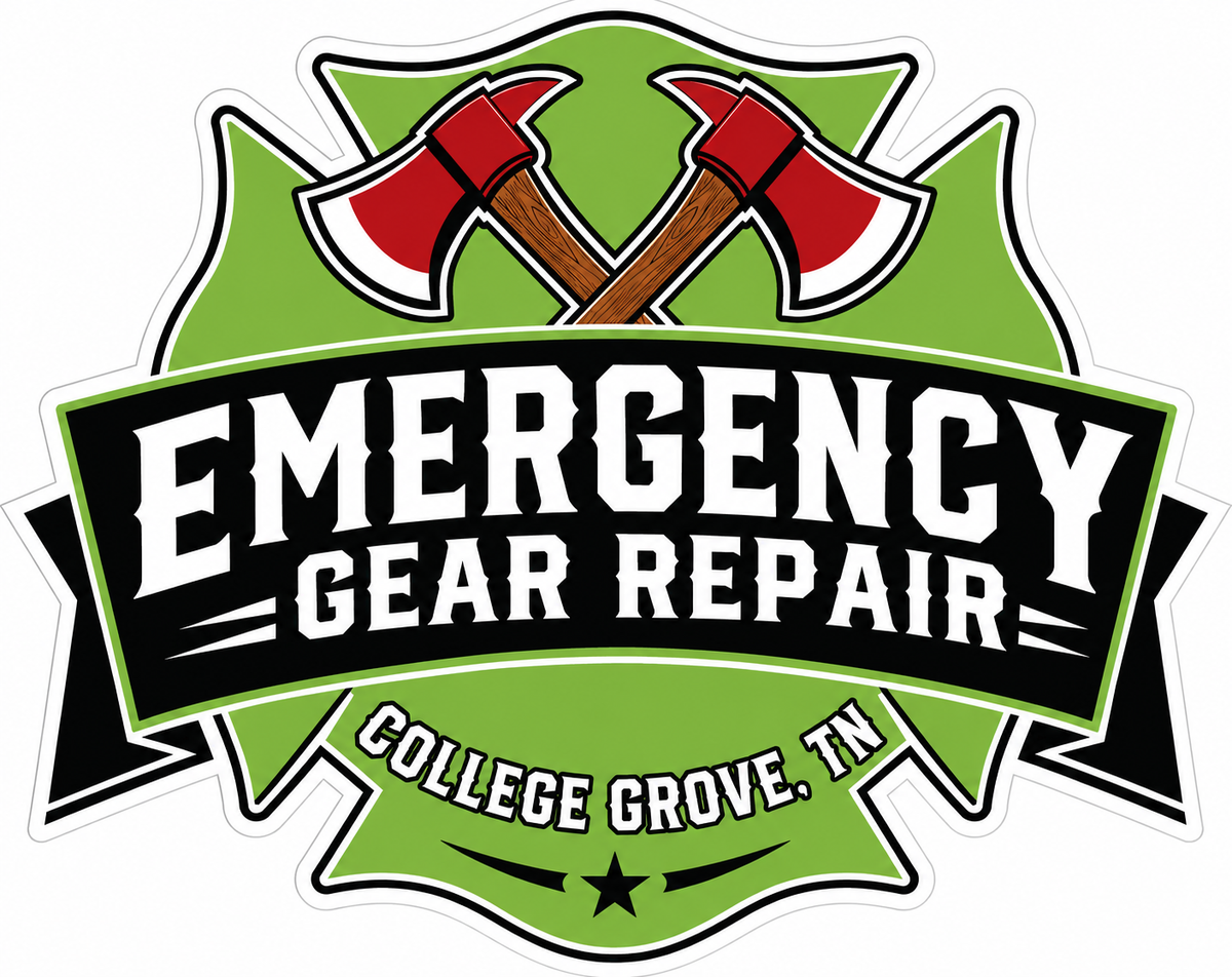 Emergency Gear Repair Customer Window or Helmet Decal economy non-reflective decal