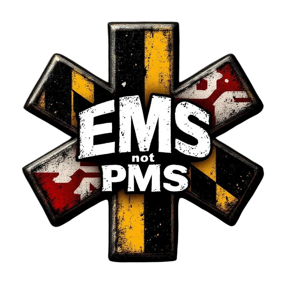 Firefighter EMS Star EMS not PMS AI Generated Decal