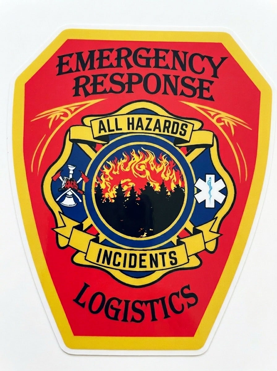 Emergency Response Logistic Window/Helmet Decal or MAGNET (sqd.1)