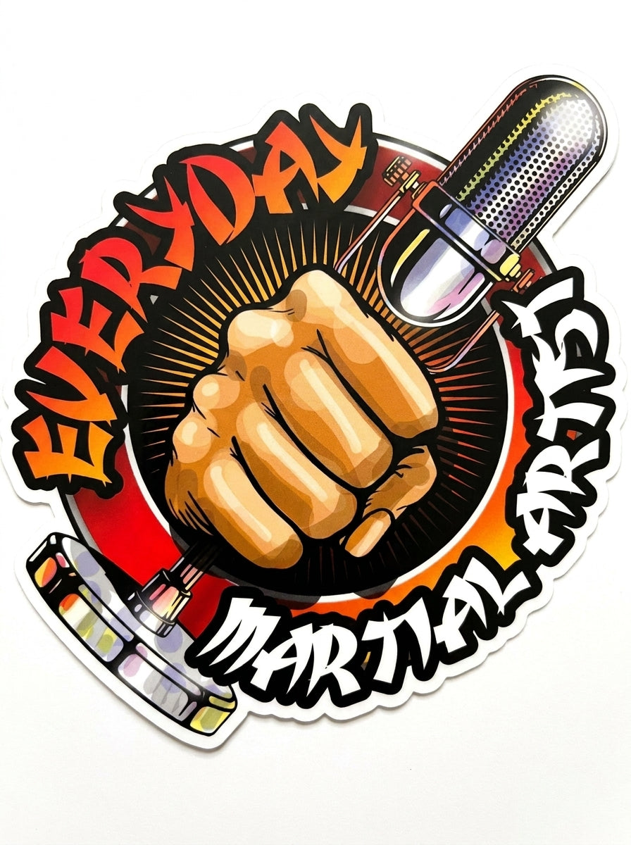 Everyday Martial Arts Window/Helmet Decal or MAGNET (sqd.1)