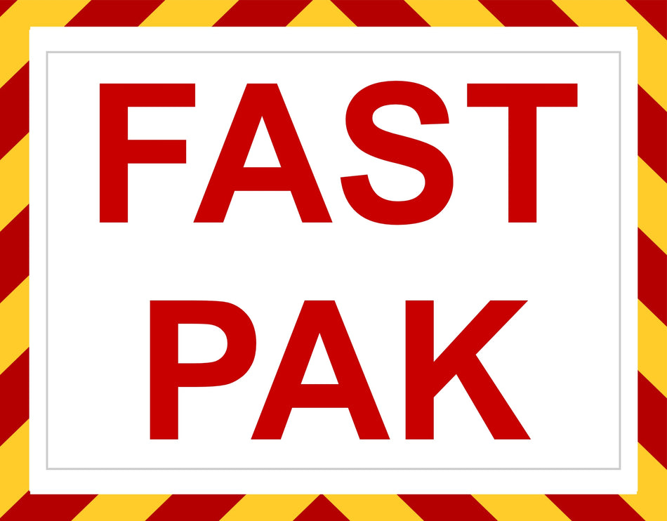 FAST PAK Customer Decal