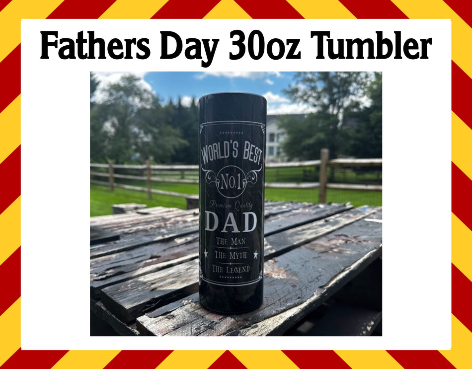 Fathers Day Man Myth Legend 30oz Hot/Cold Tumbler