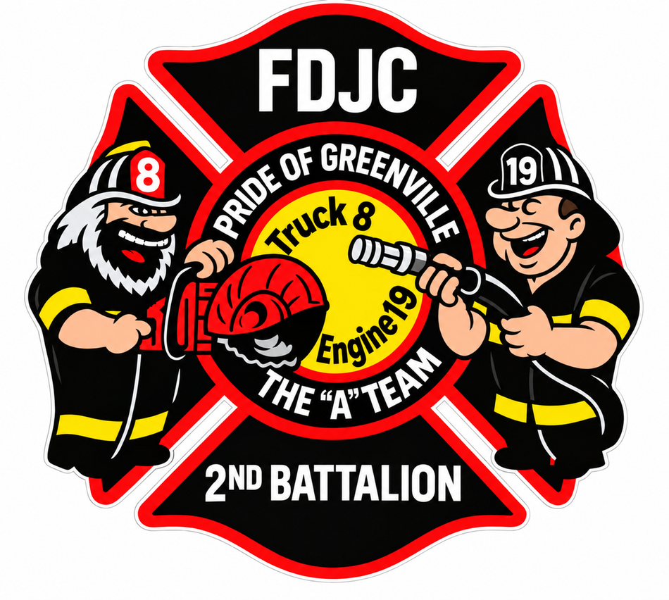 FDJC 2nd Batallion Customer Window or Helmet Decal (sqd.1)