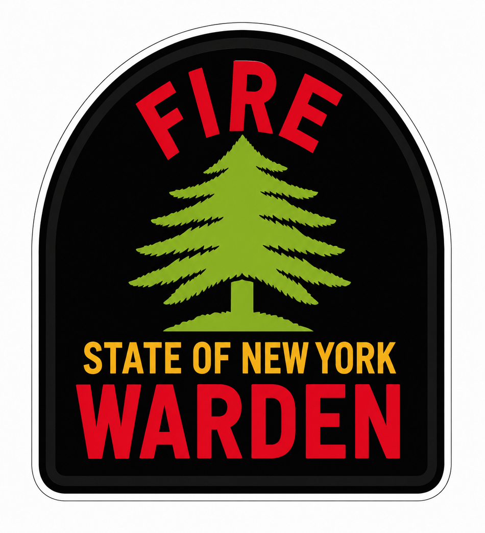 New York Fire Warden Customer Decal – Economy Bulk Decals sqd.1