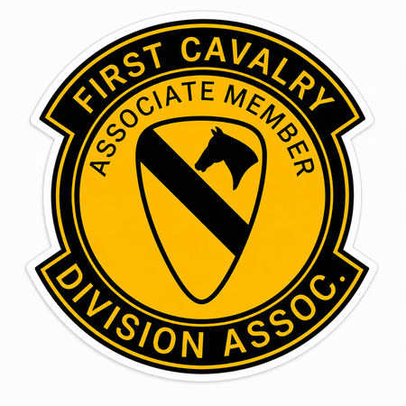 East Cavalry Division Customer Window or Helmet Decal economy bulk decal