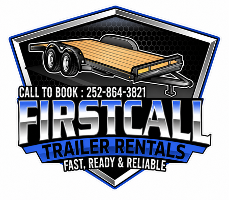 First Call Trailer Rentals Customer Window or Helmet Decal economy non-reflective decal