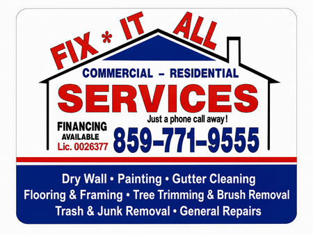 Fit it all services Customer Window or Helmet Decal economy non-reflective decal