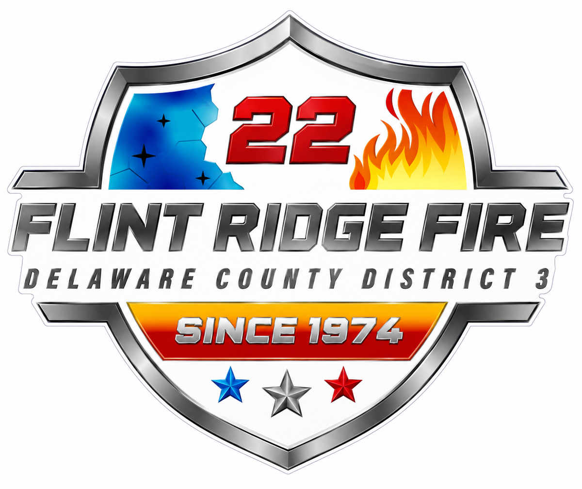 Flint Ridge Fire PREMIUM Customer Window or Helmet Decal (sqd.1)