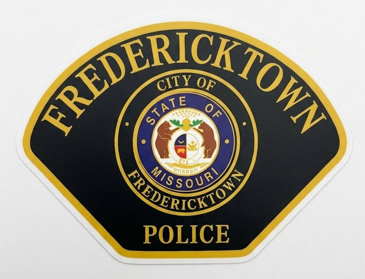 Fredericktown Police Window or Helmet Decal (rctd.1)