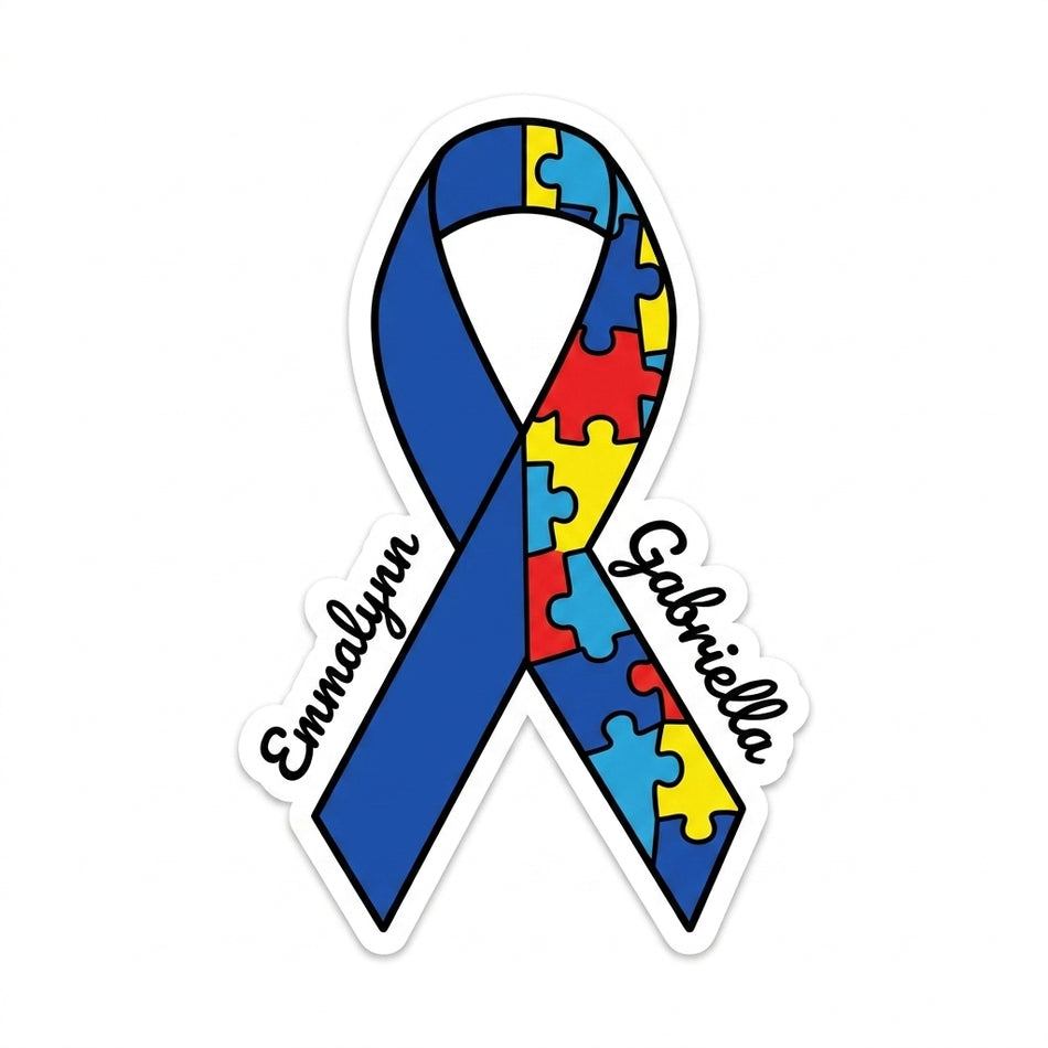 Emmalynn Gabriella Ribbon Window/Helmet Decal or MAGNET (sqd.1)