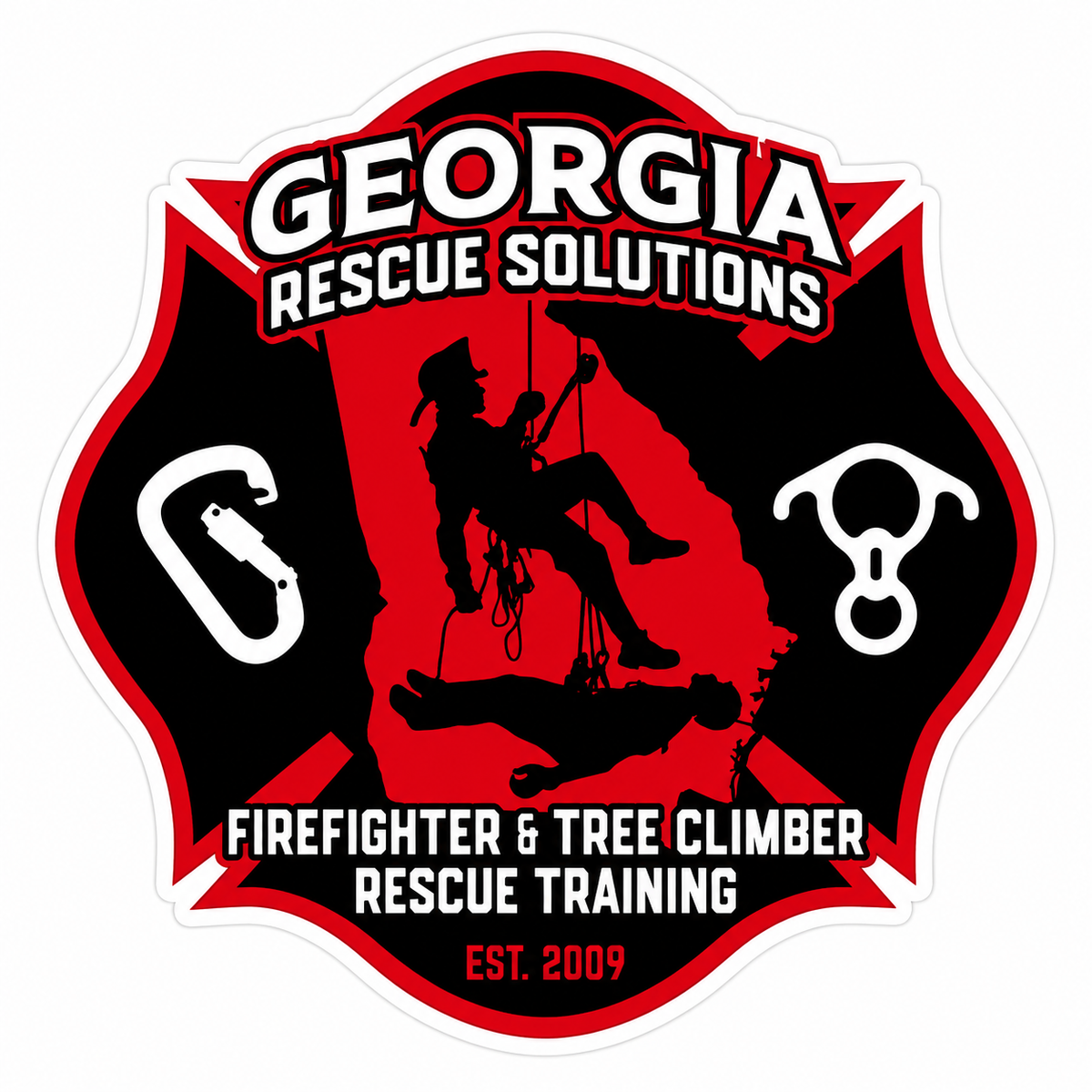 Georgia Rescue Solutions Custom Decal or Magnet economy non-reflective decal