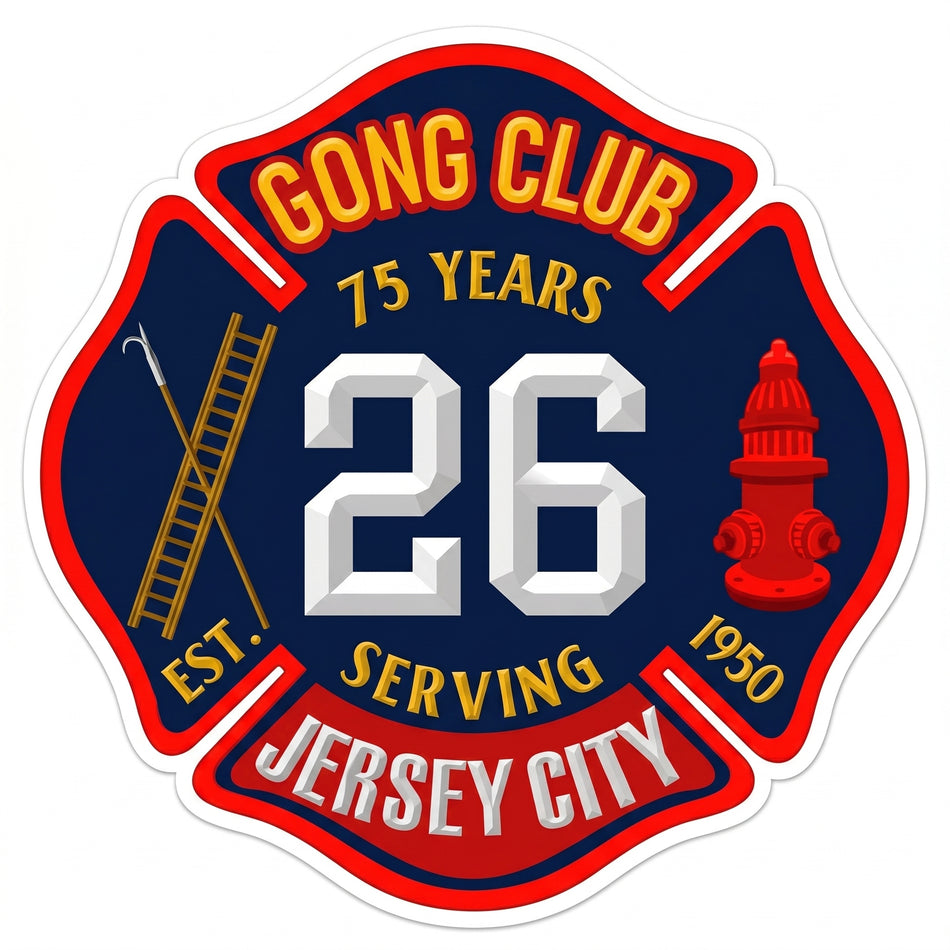 Gong Club Jersey City Maltese Window/Hardhat Decal