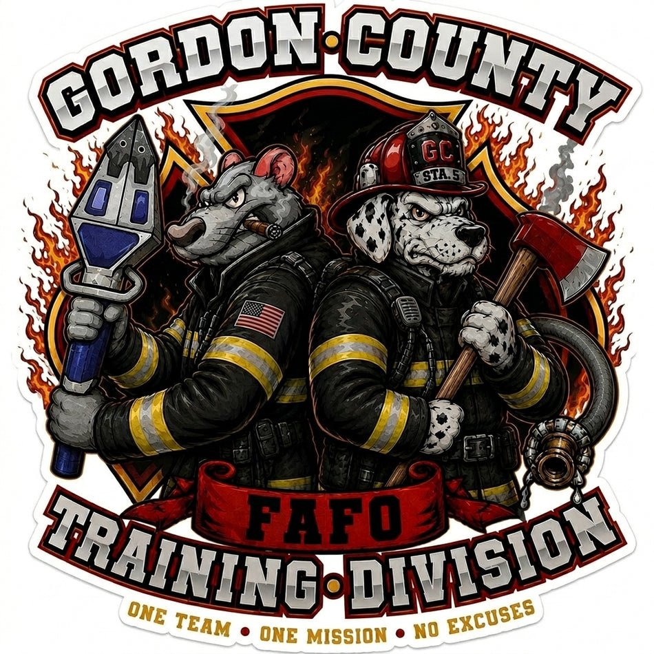 Gordon County Training Window/Helmet Decal or MAGNET (sqd.1)