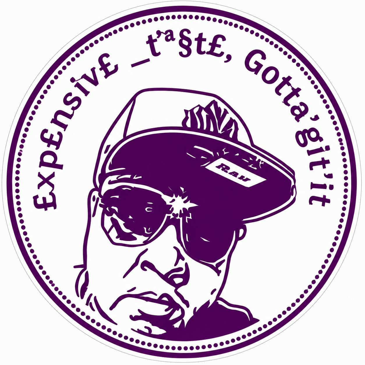 Gotta Git It Jones Window or Helmet Decal economy non-reflective decal