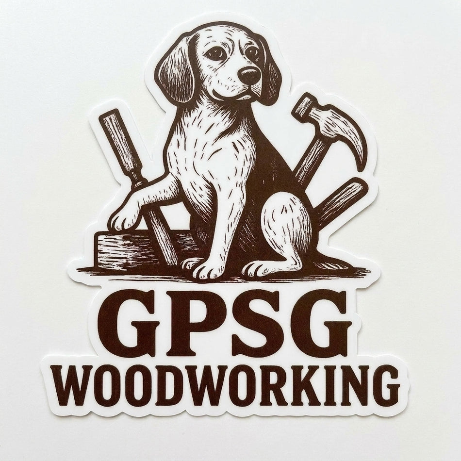 GPSG Woodworking Window/Helmet Decal or MAGNET (sqd.1)