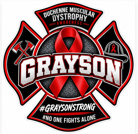 Grayson Strong Maltese Customer Decal or Magnet economy non-reflective decal