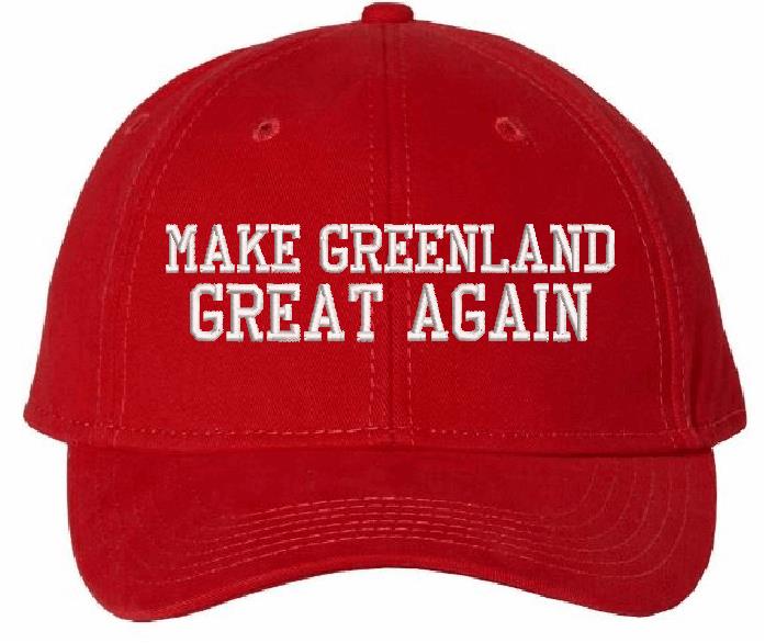 Make Greenland Great Again Hat Adjustable or fitted Embroidered Hat