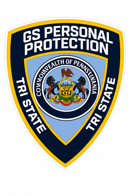 GS Personal Protection Window or Helmet Decal economy non-reflective decal