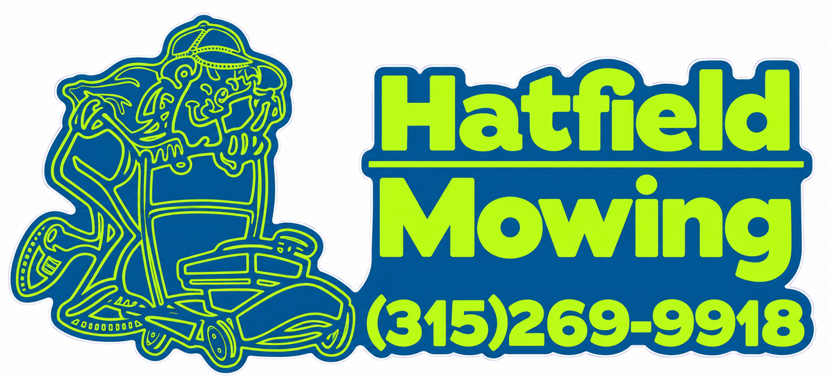 Hatfield Mowing PREMIUM Customer Window or Helmet Decal (rct.1)