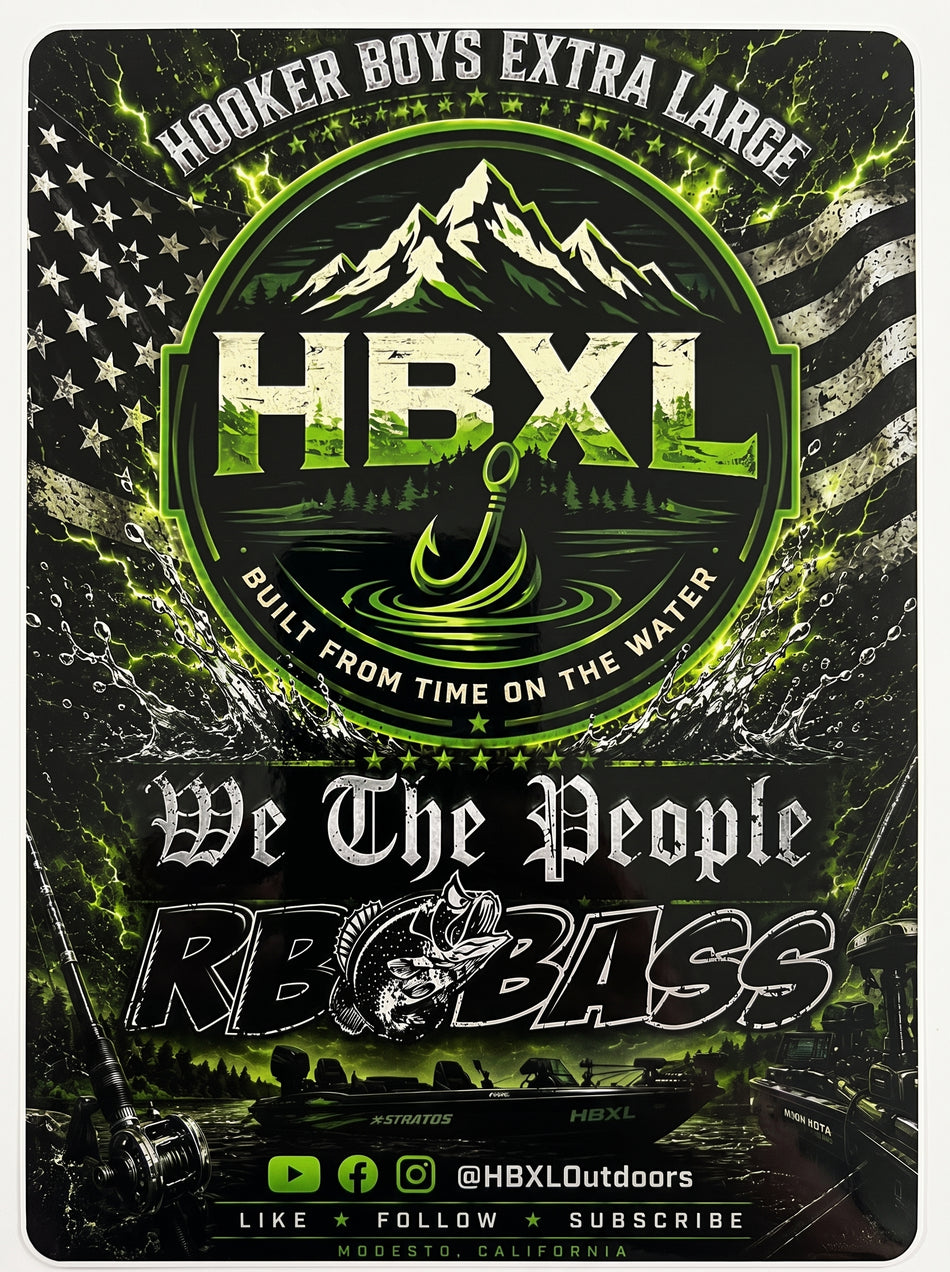 Hooker Boys Extra Large HBXL Customer Decal or Magnet