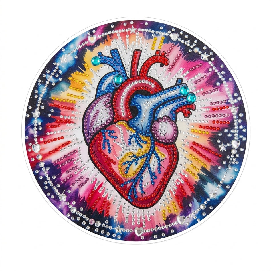 Heart Plate Window/Hardhat Decal (sqd.1)