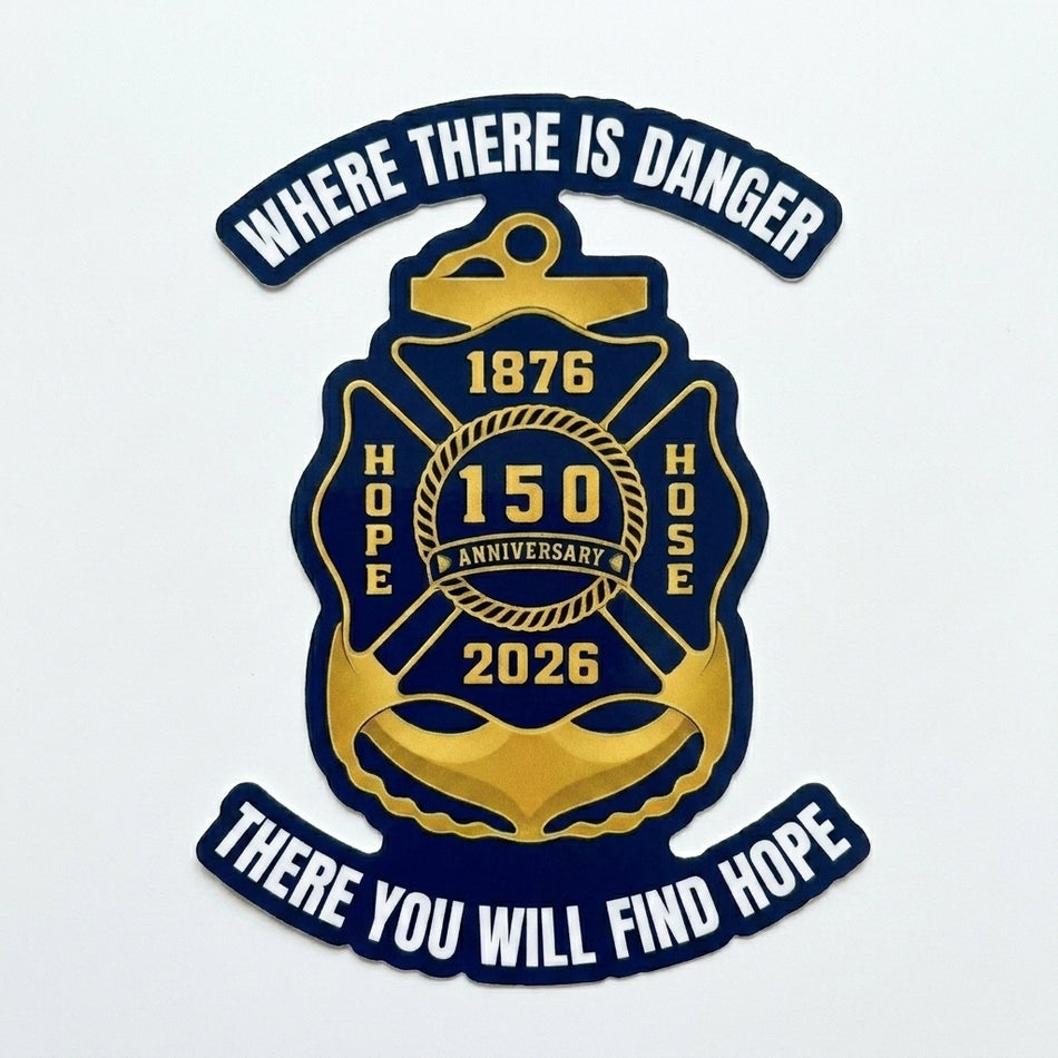 Hope Hose Find Hope V2 Window/Helmet Decal or MAGNET (sqd.1)