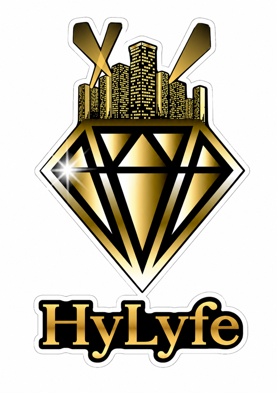 HyLyfe Customer Window or Helmet Decal (sqd.1)