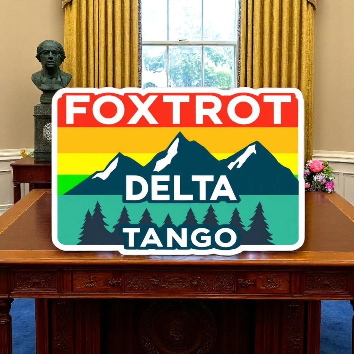 Fdt Sticker Foxtrot Delta Tango, FDT, Anti Trump Sticker, National Parks, Leftist ...